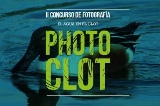 Cartel informativo del segundo concurso de fotografia en El Clot de Galvany