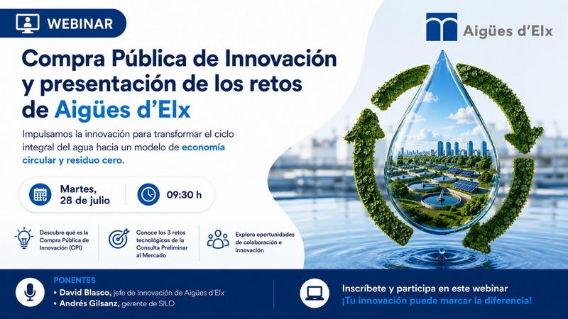 Cartel de presentación del webinar
